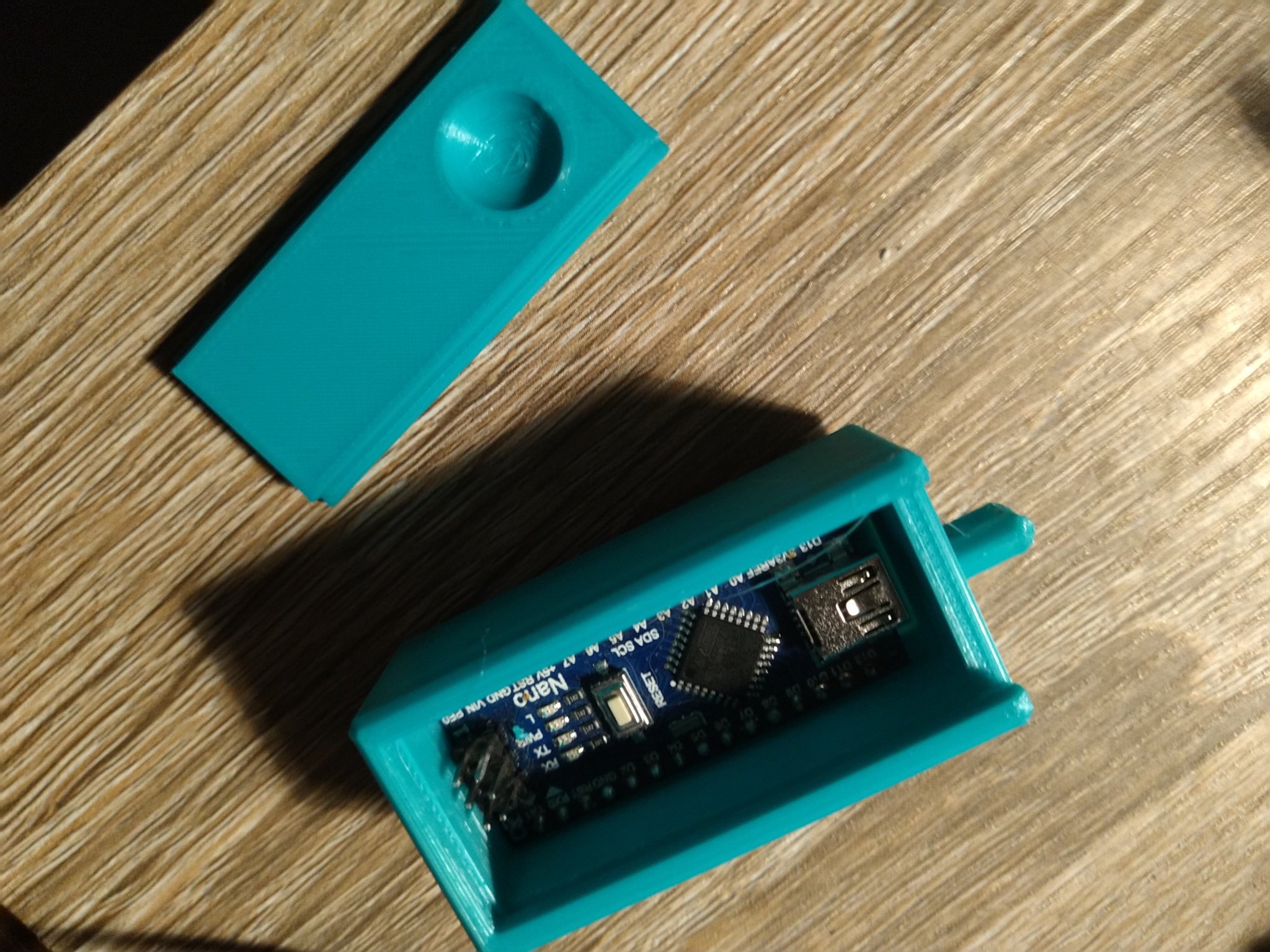 Hộp đựng Arduino Nano dạng móc chìa khóa