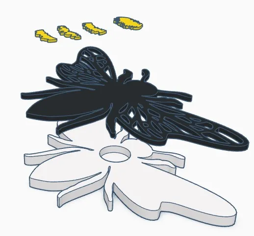 Ông mật màu sắc với nam châm tích hợp