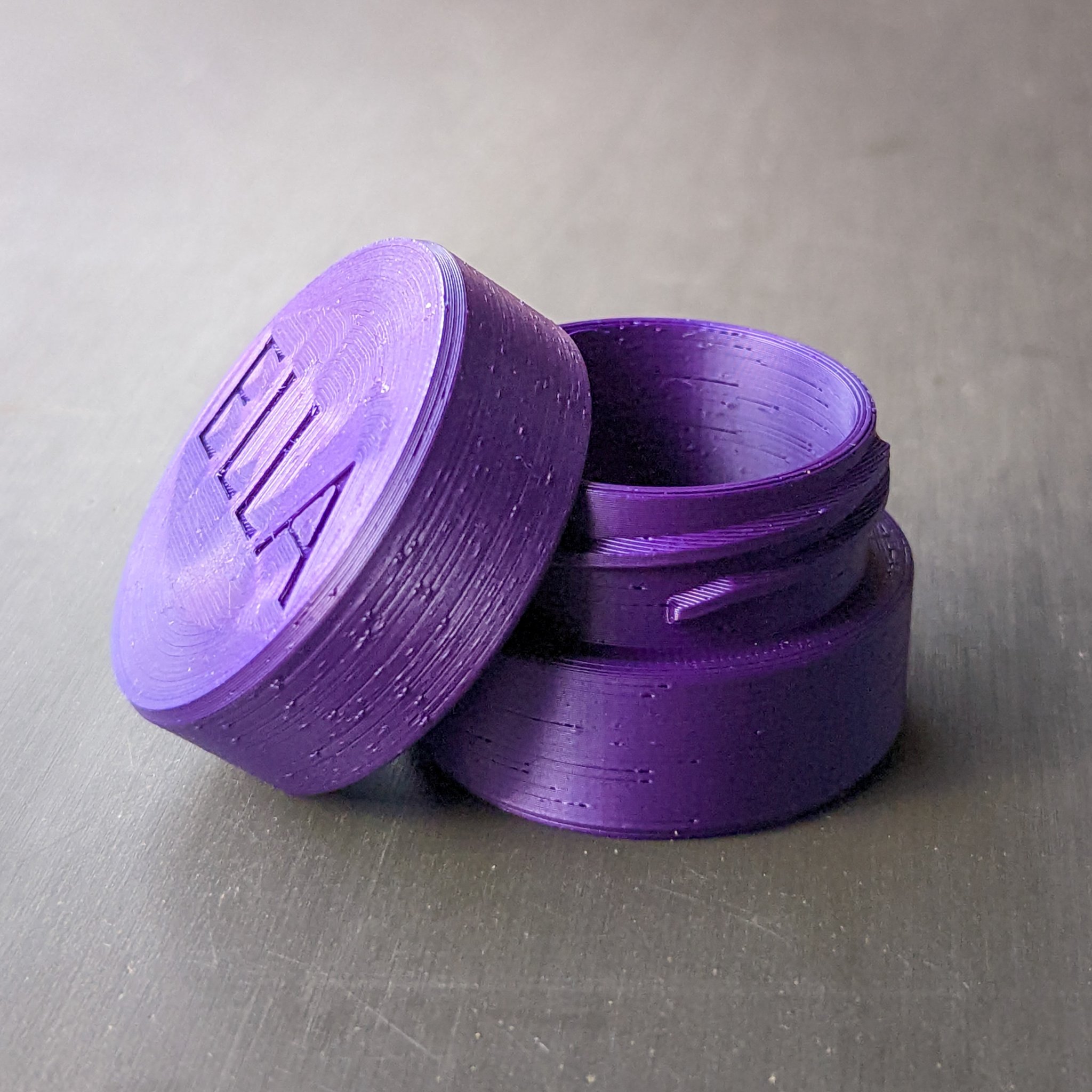 Hũ nhỏ có nắp vặn in tại chỗ