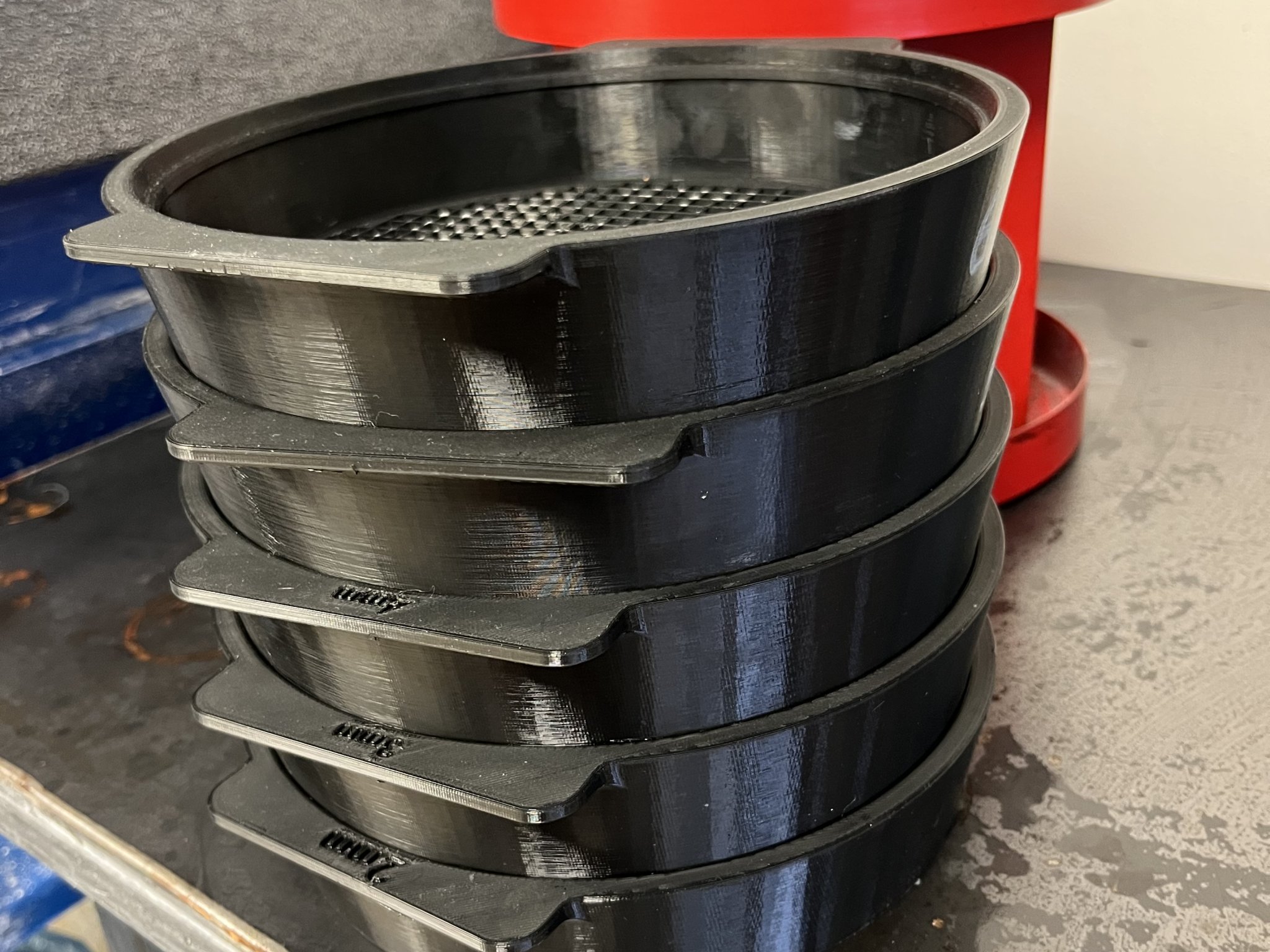 Bộ rây lọc và chậu sâu cho đồ trang sức