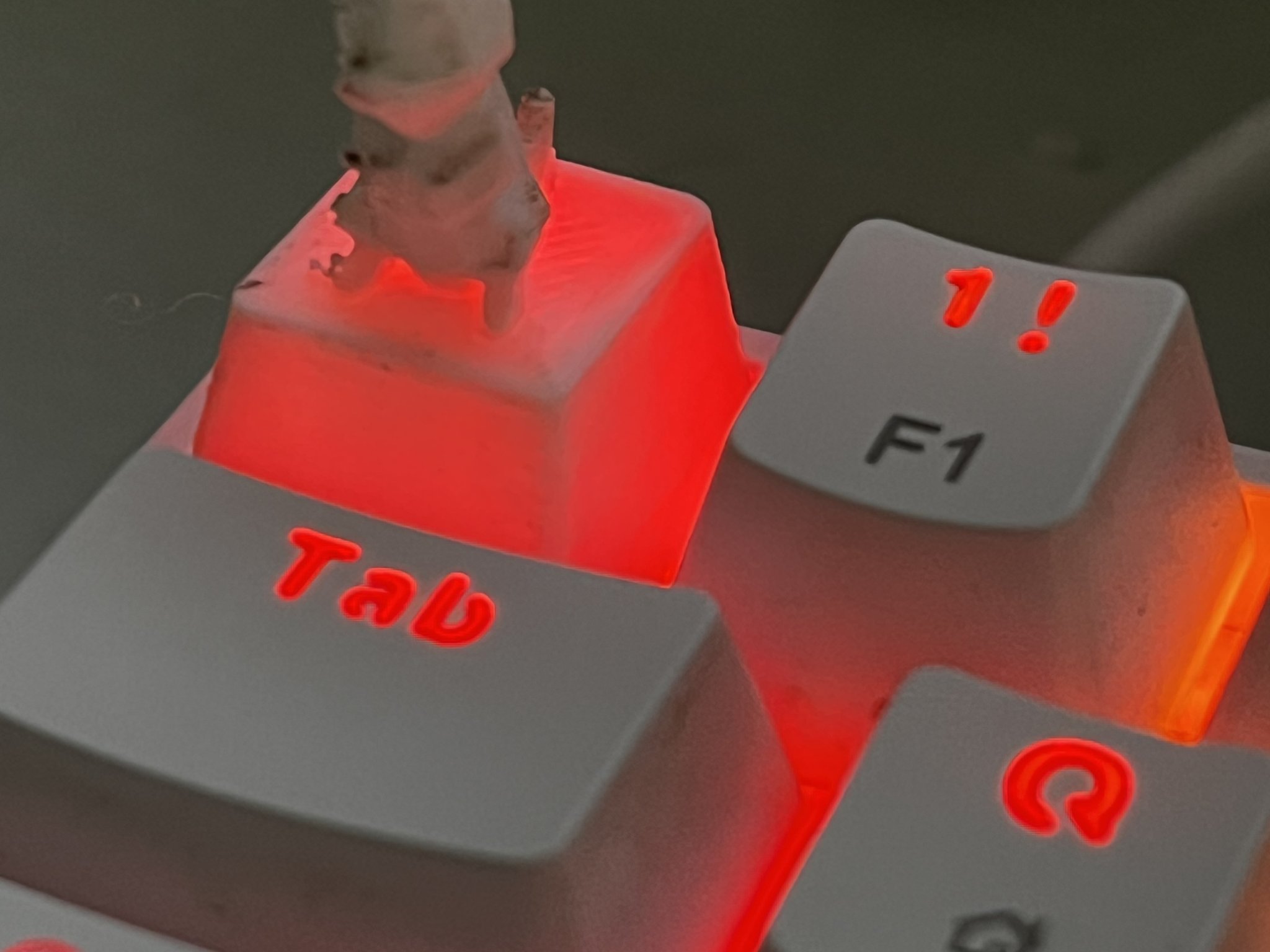 Móc khóa keycap Charmander phong cách low poly