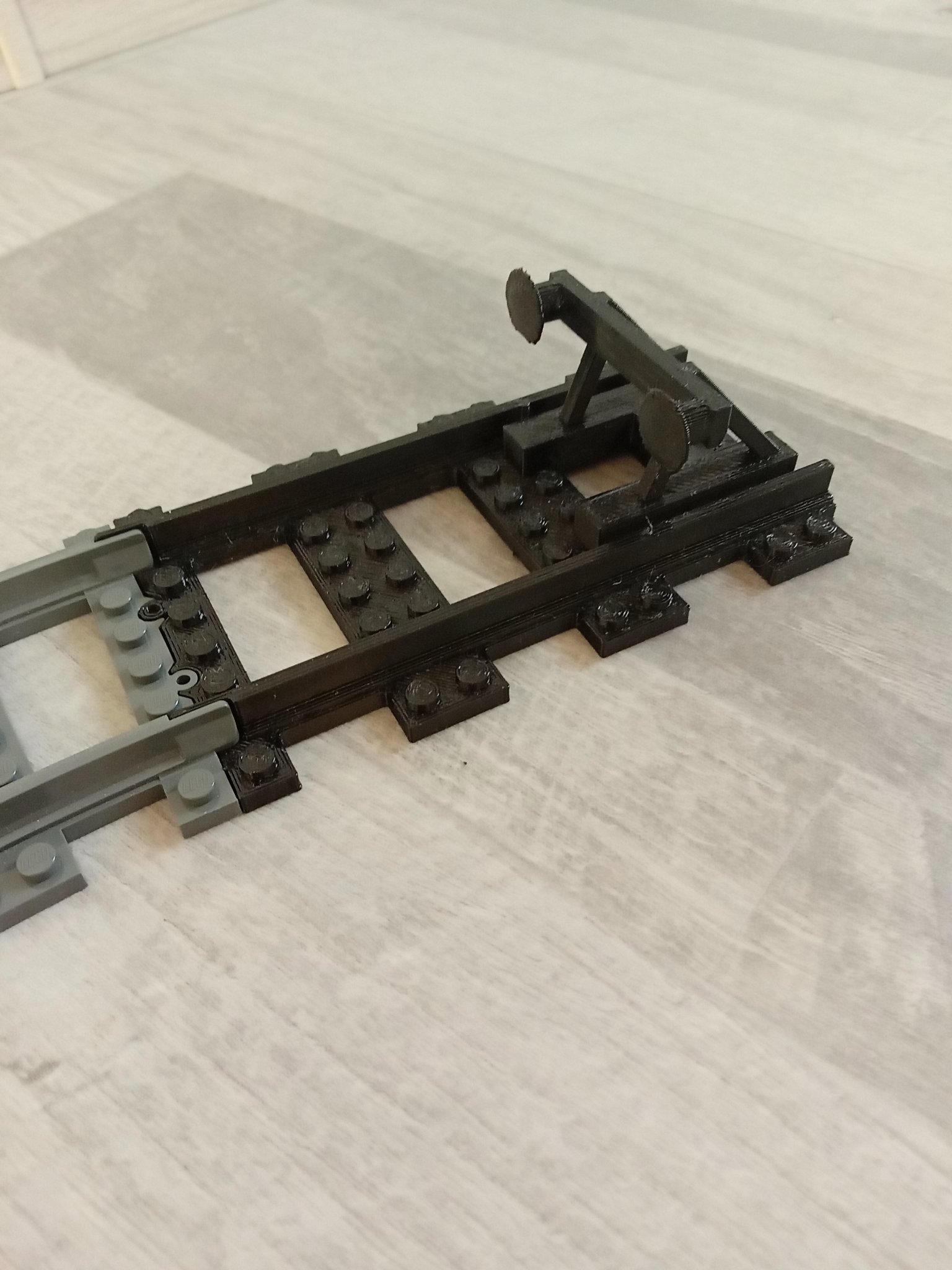 Bộ đệm đường ray tàu hỏa tương thích với Lego