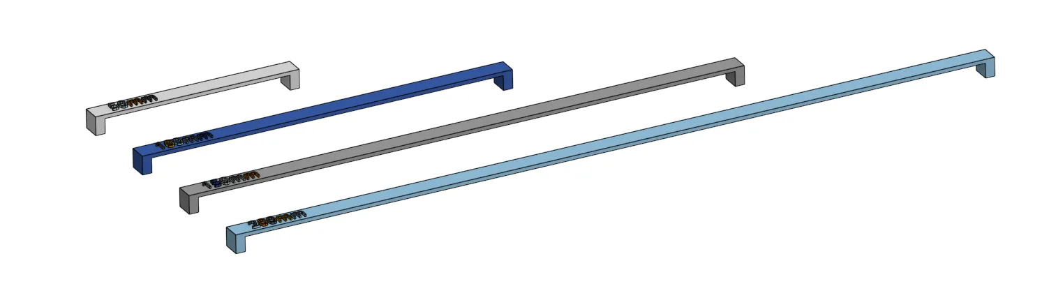 Mô hình kiểm tra cầu 50mm-200mm cho máy in 3D