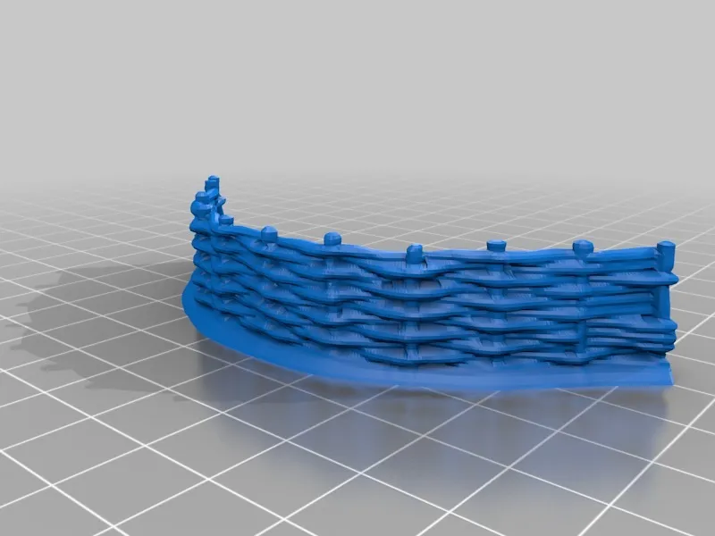 Hàng rào tre cho lợn bảo vệ khoai tây