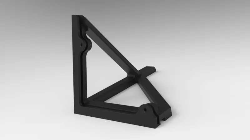 Chân đế nghiêng 15° cho bảng Ikea Skadis