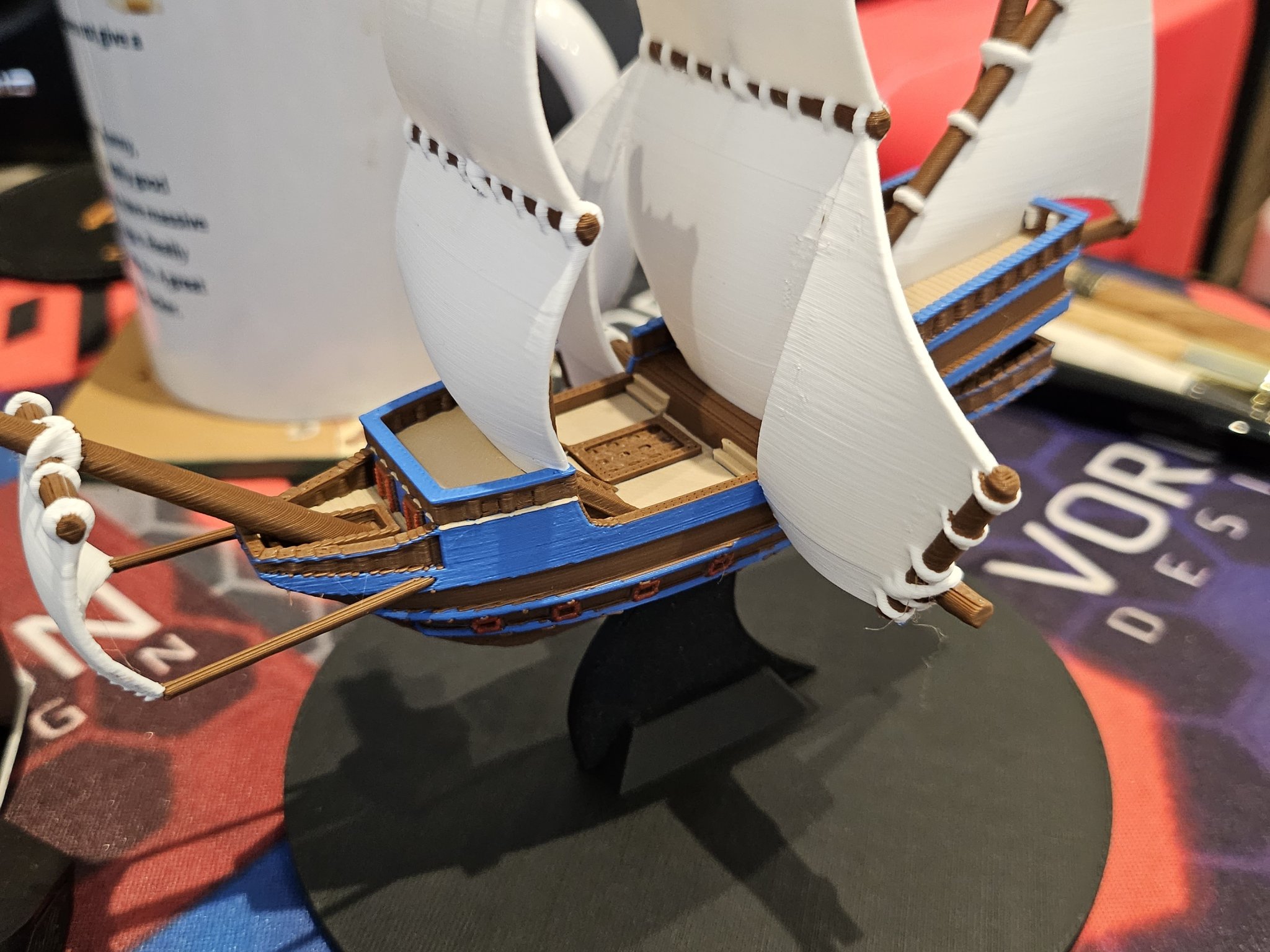 Mô hình tàu bay galleon giả tưởng MMU Remix tương thích DnD Spellj...