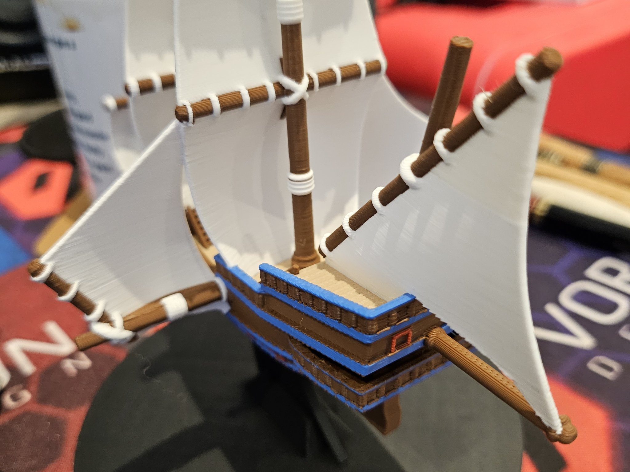 Mô hình tàu bay galleon giả tưởng MMU Remix tương thích DnD Spellj...