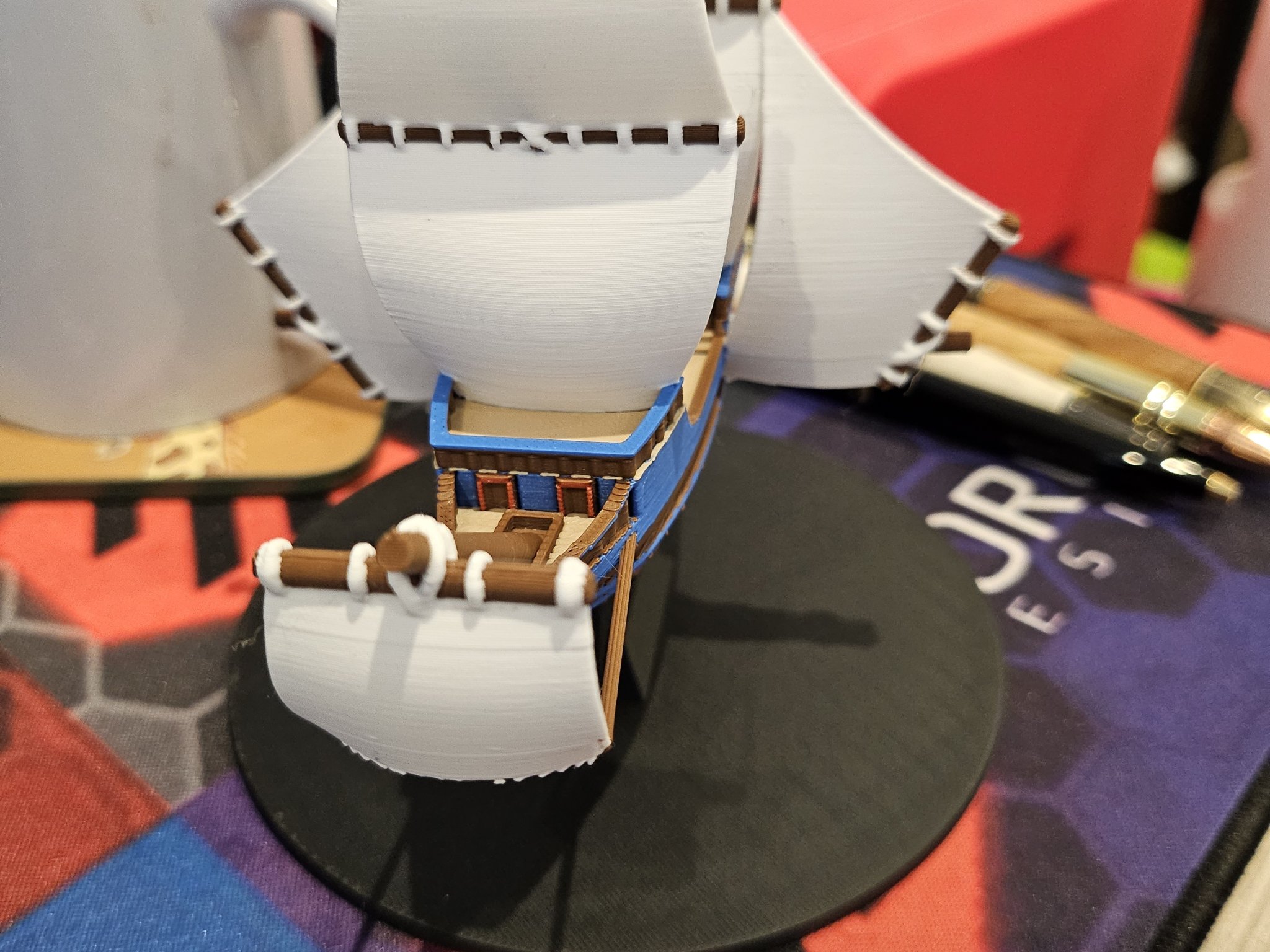 Mô hình tàu bay galleon giả tưởng MMU Remix tương thích DnD Spellj...