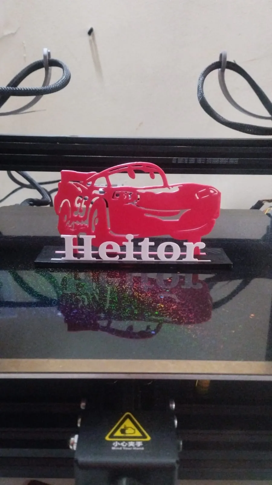 Mô hình trung tâm bàn tiệc ô tô Relampago McQueen