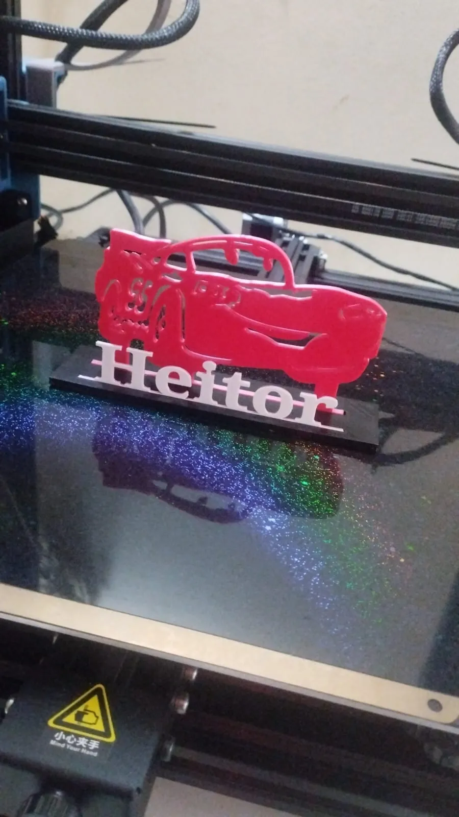 Mô hình trung tâm bàn tiệc ô tô Relampago McQueen