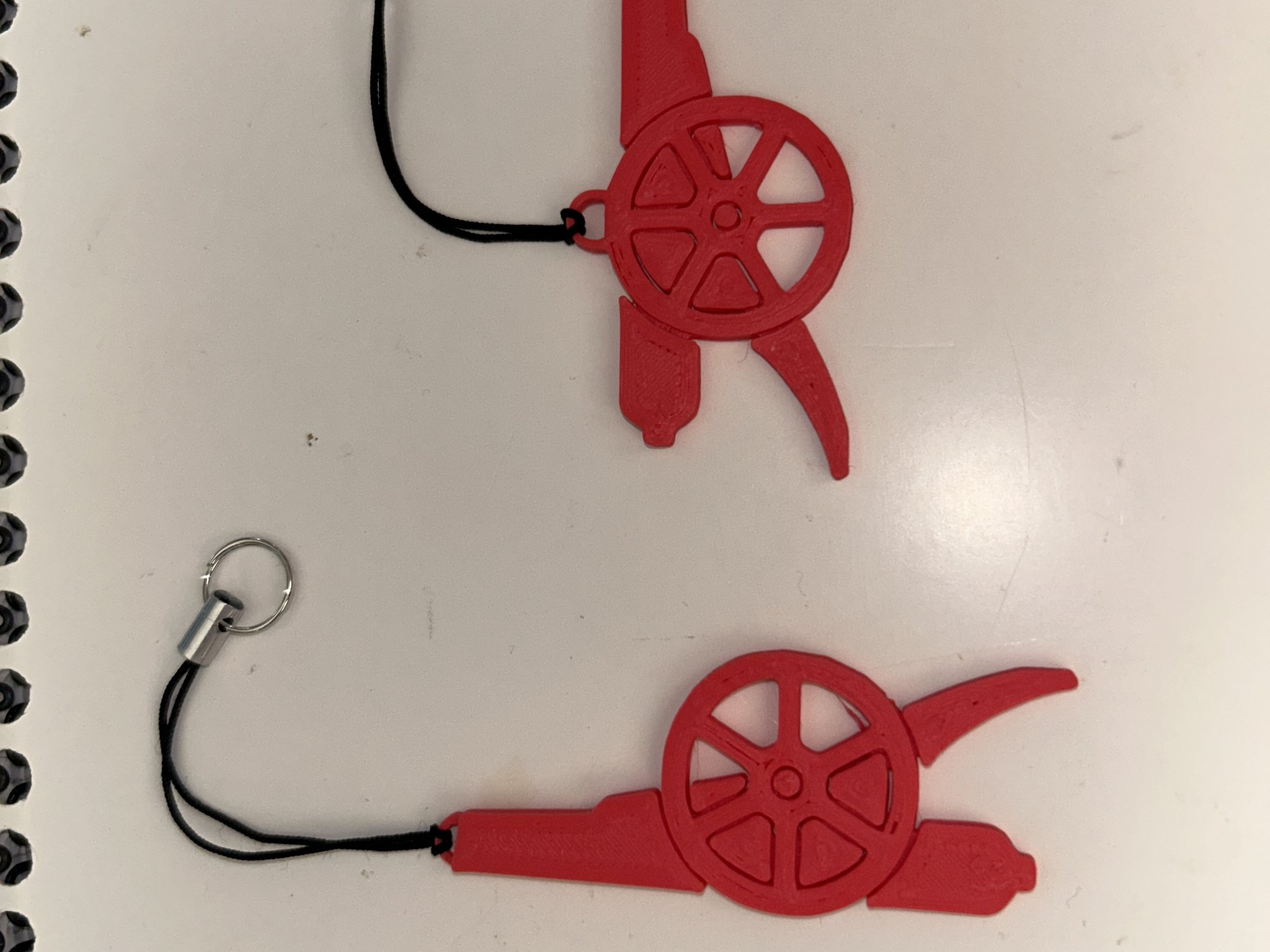 Móc khóa pháo Arsenal FC bằng hình ảnh Vector