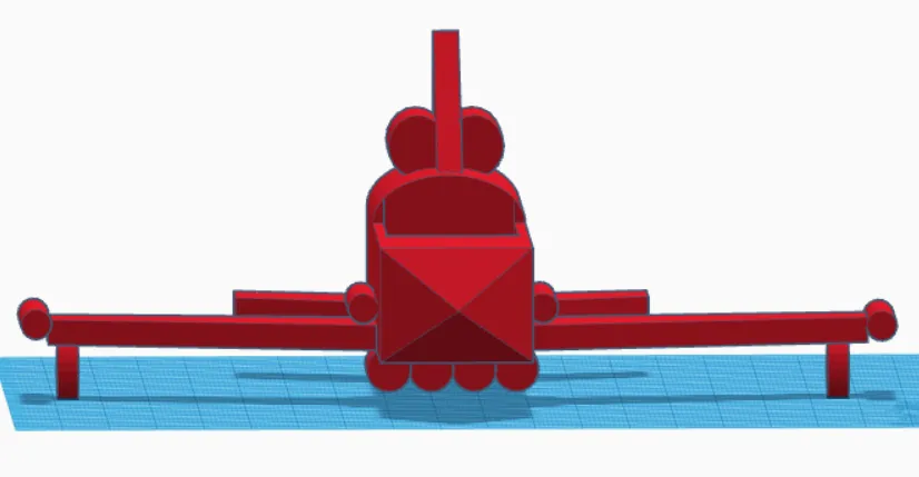 Máy bay ném bom với buồng lái thú vị