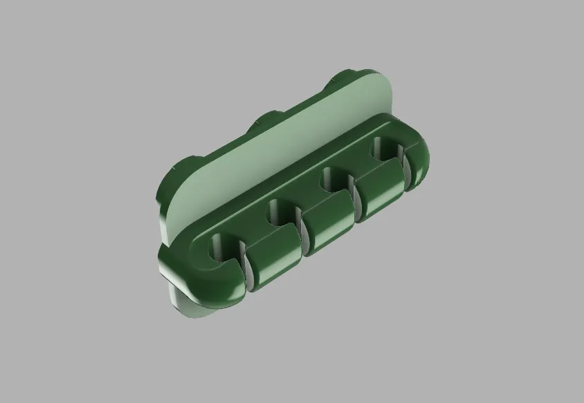 Giá đỡ cáp Qube 500 cho 4 dây cáp gọn gàng