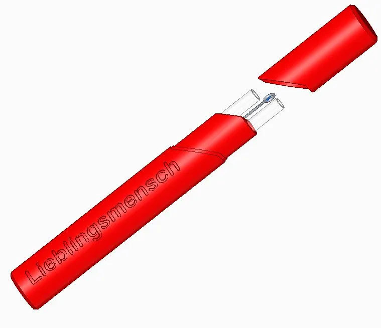 Vỏ bảo vệ ống hút thủy tinh kiểu 4 không có chữ viết