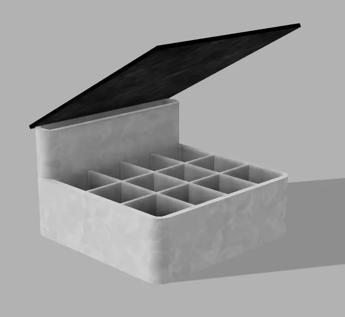 Hộp trồng cây hiện đại với mái che và bể nước