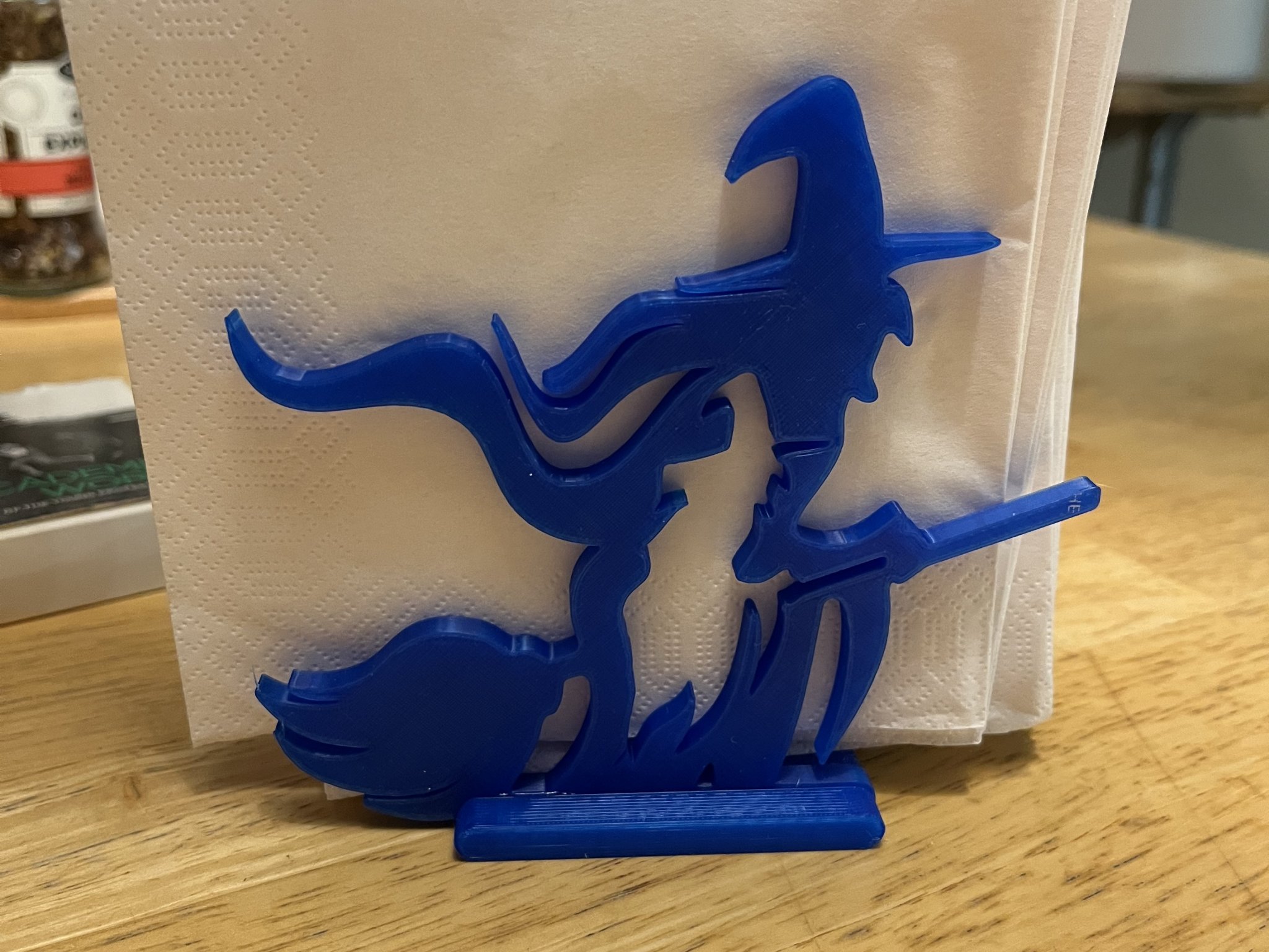 Giá đỡ khăn ăn hình phù thủy lễ Phục Sinh