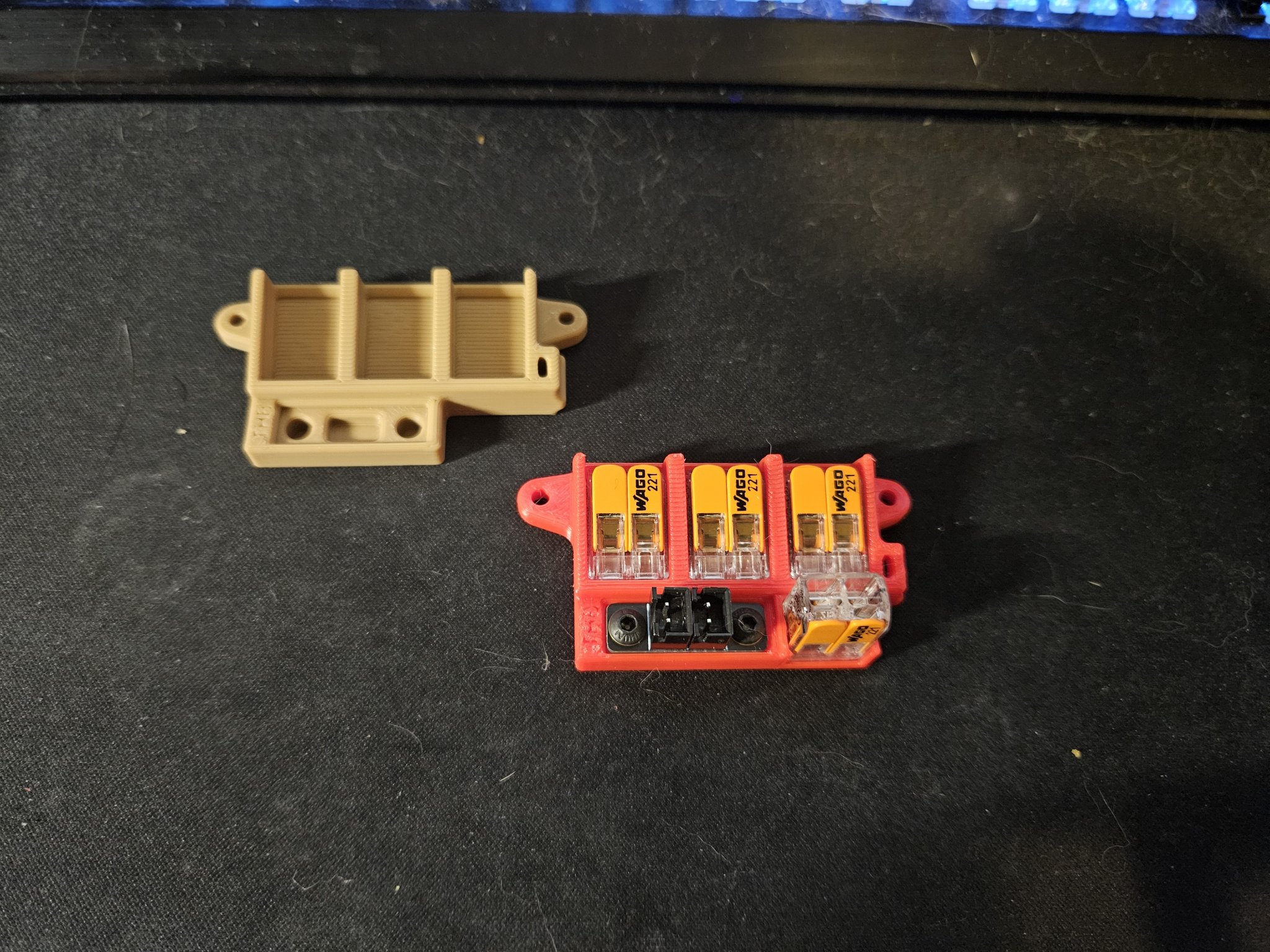 Giá đỡ Wago thứ tư và kết nối JST cho ZeroG Hydra