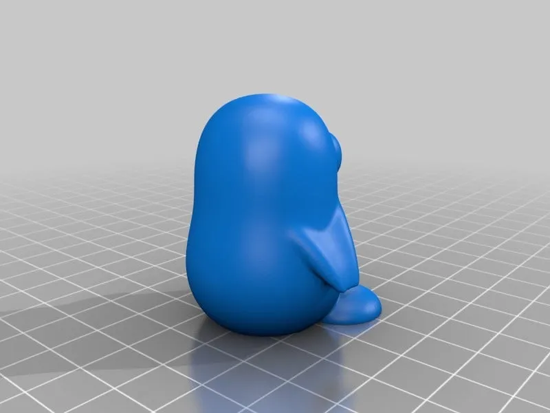 Chim cánh cụt in 3D đa vật liệu và đơn vật liệu