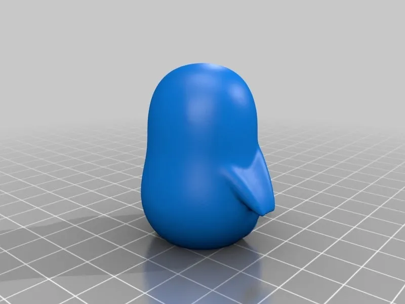 Chim cánh cụt in 3D đa vật liệu và đơn vật liệu