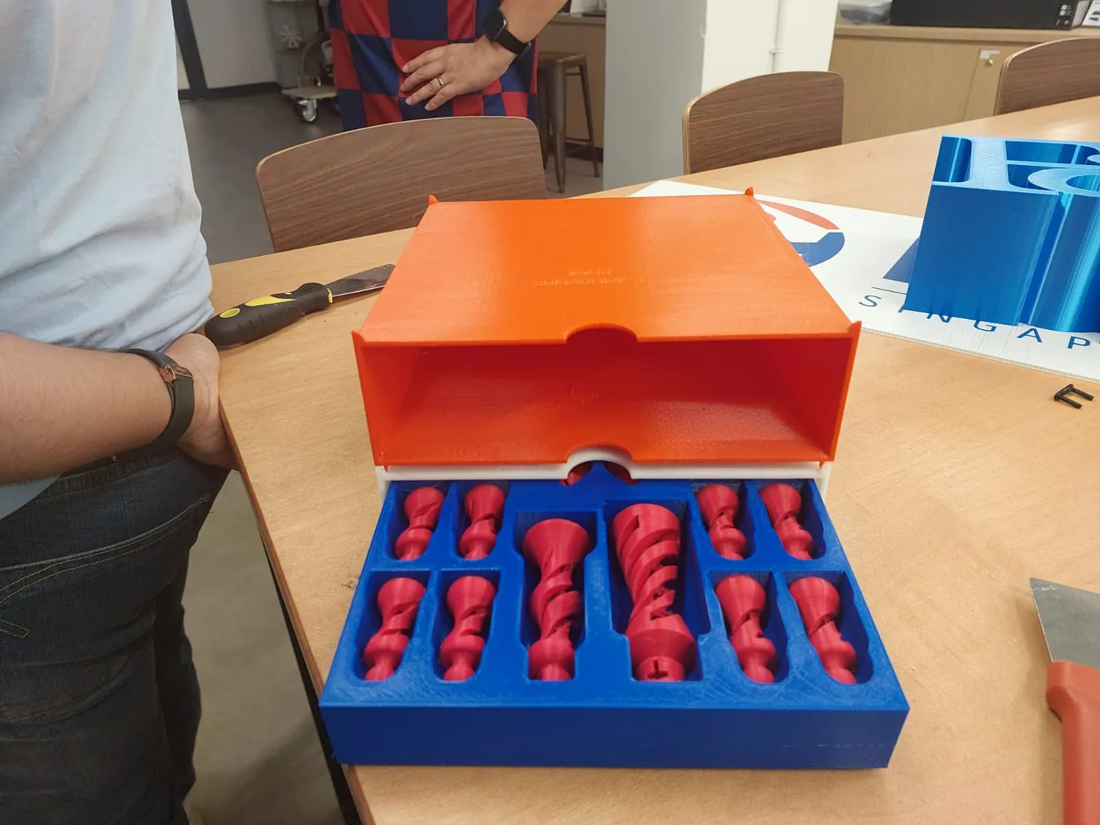 Bìa đựng bộ cờ hữu cơ với thiết kế lưu trữ thông minh