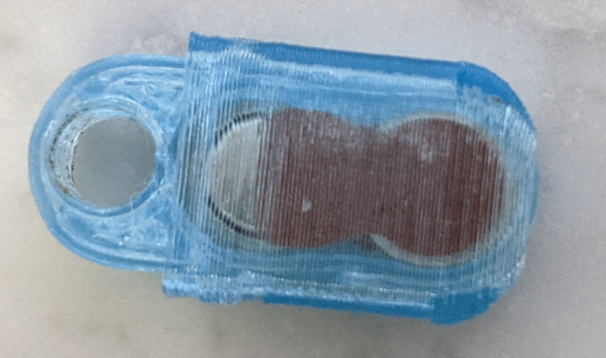 Hộp đựng pin trợ thính dạng tối giản cho móc khóa