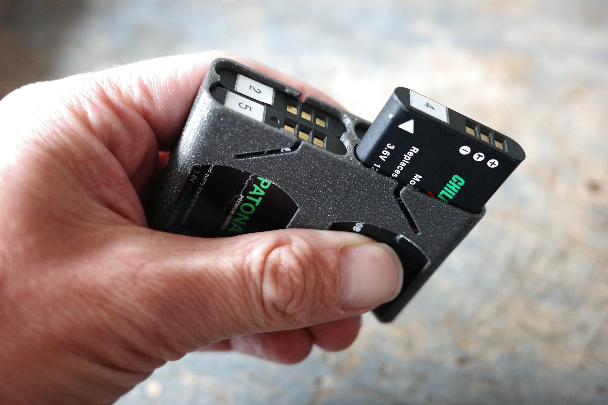 Giá đỡ pin DB-110 / LI-90b cho máy ảnh Ricoh GR III / GR IIIx