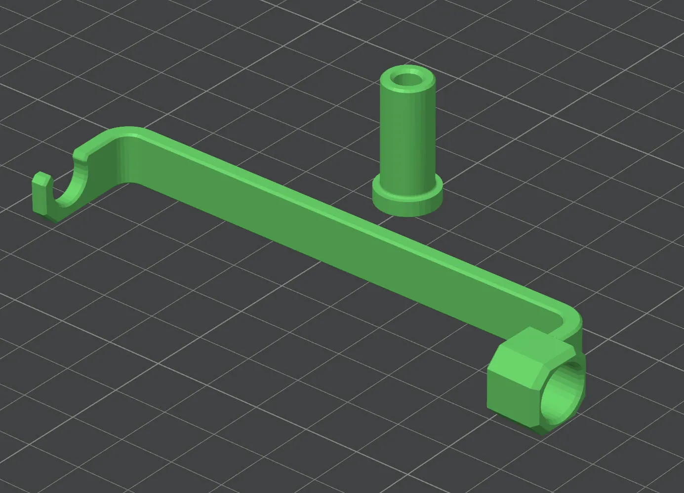 Hướng dẫn và nút thả filament cho bộ đệm Bambu Lab