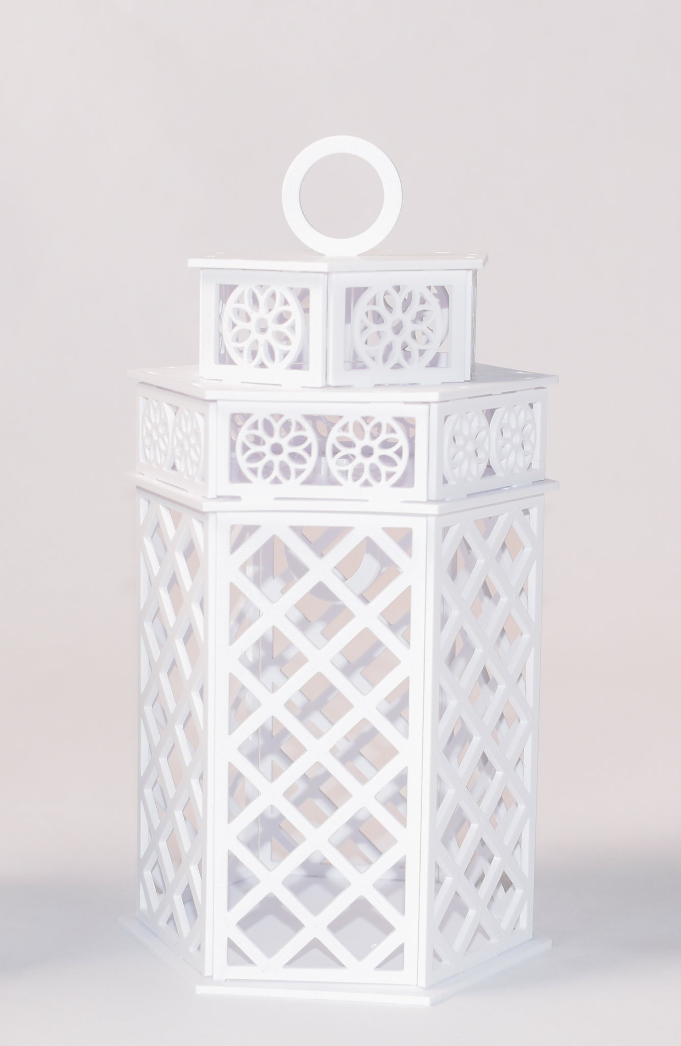 Đèn lồng mộc mạc không cần keo dán