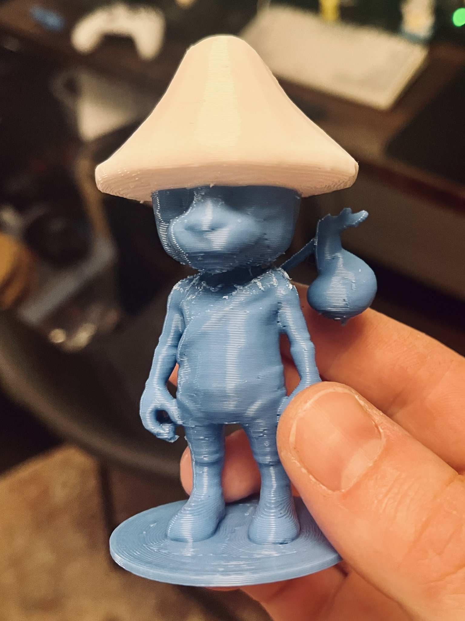 Mô hình figurine mèo Smurf dễ in 3D