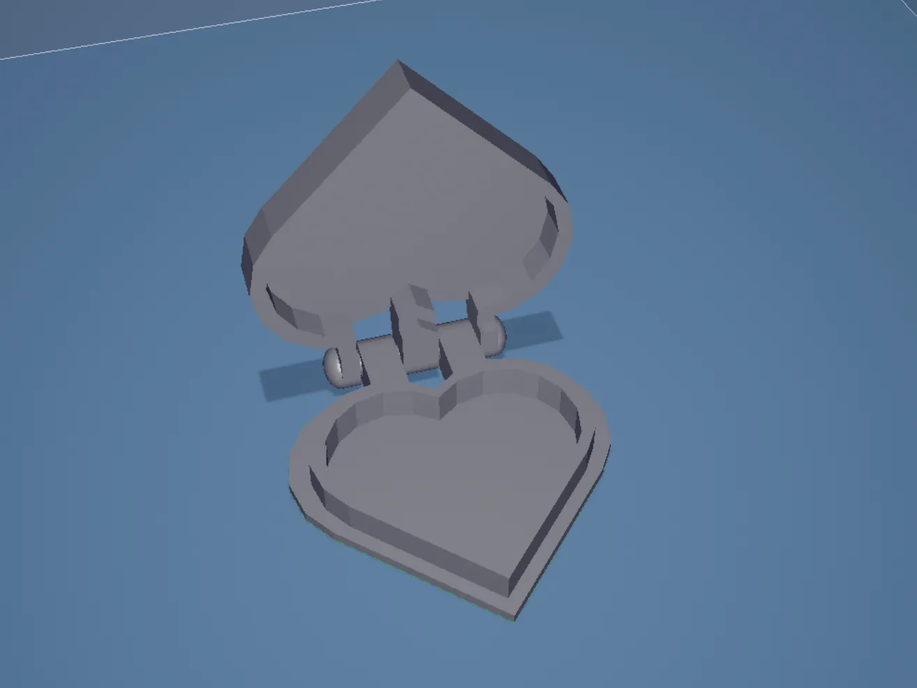 Hộp trái tim độc đáo cho in 3D