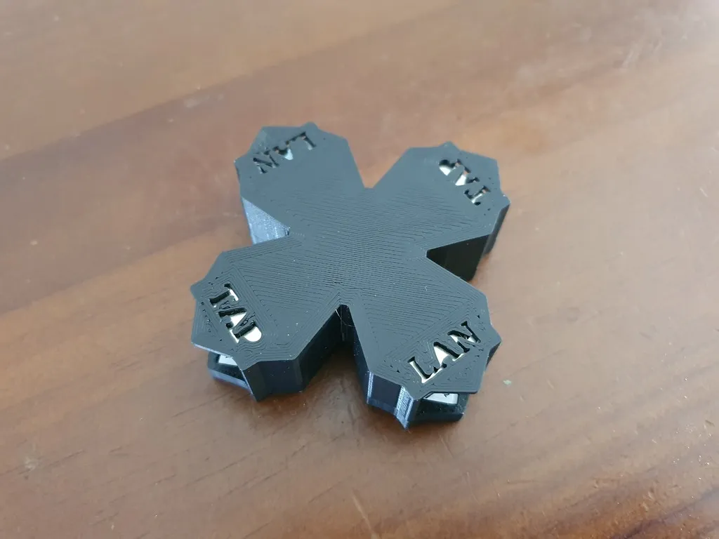 Vỏ bảo vệ LAN Tap hình sao ném 3D