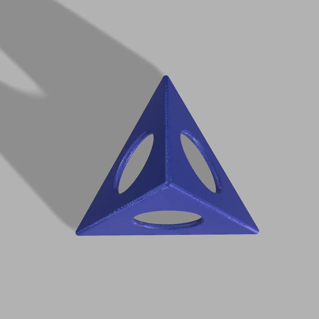 Giá đỡ hình chóp cho tranh vẽ hai mặt