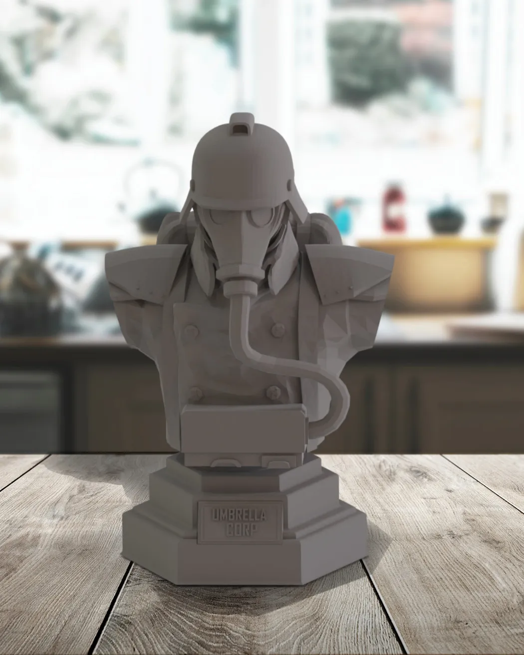 Bust nhân vật thành viên Umbrella Corps trong Resident Evil