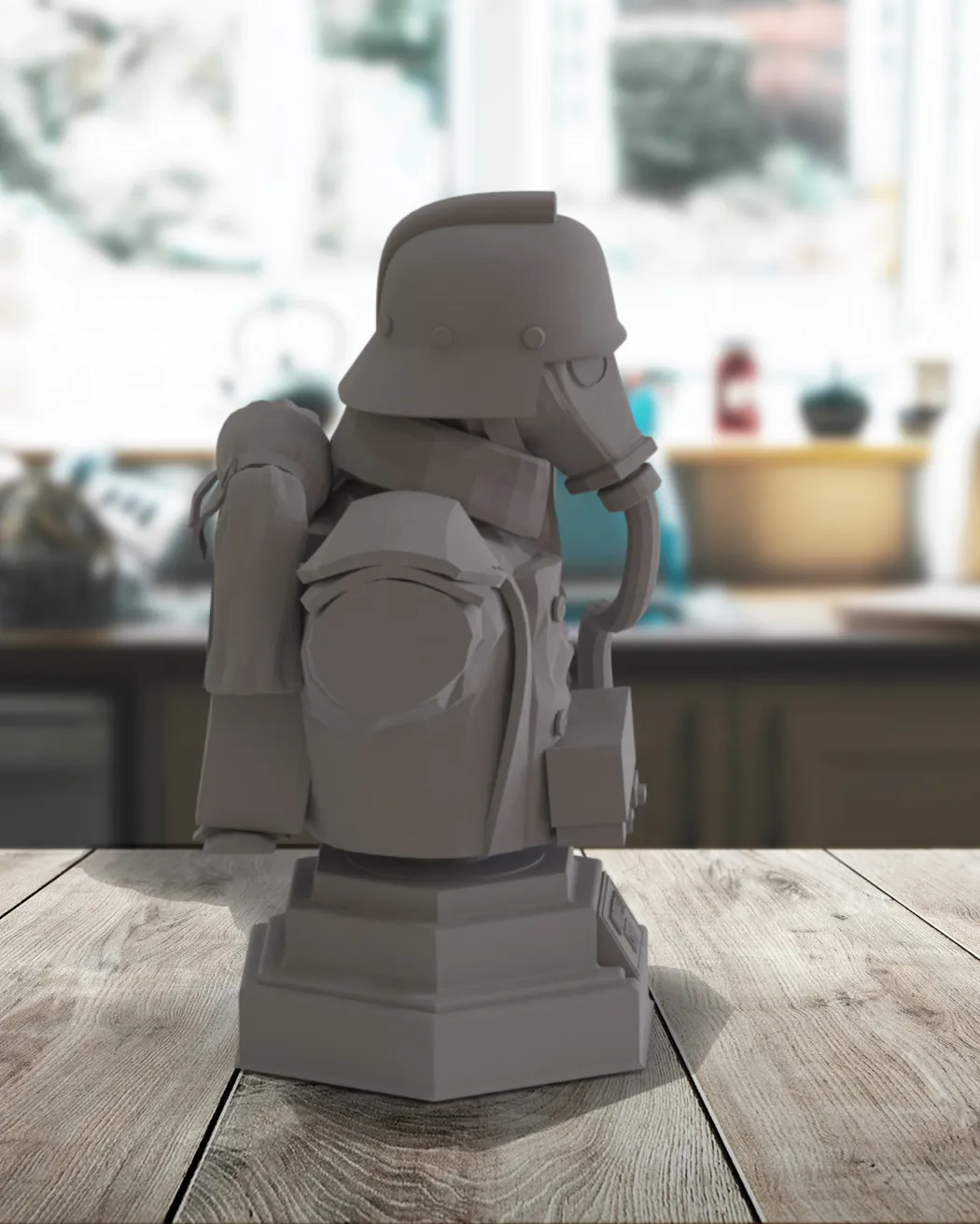 Bust nhân vật thành viên Umbrella Corps trong Resident Evil