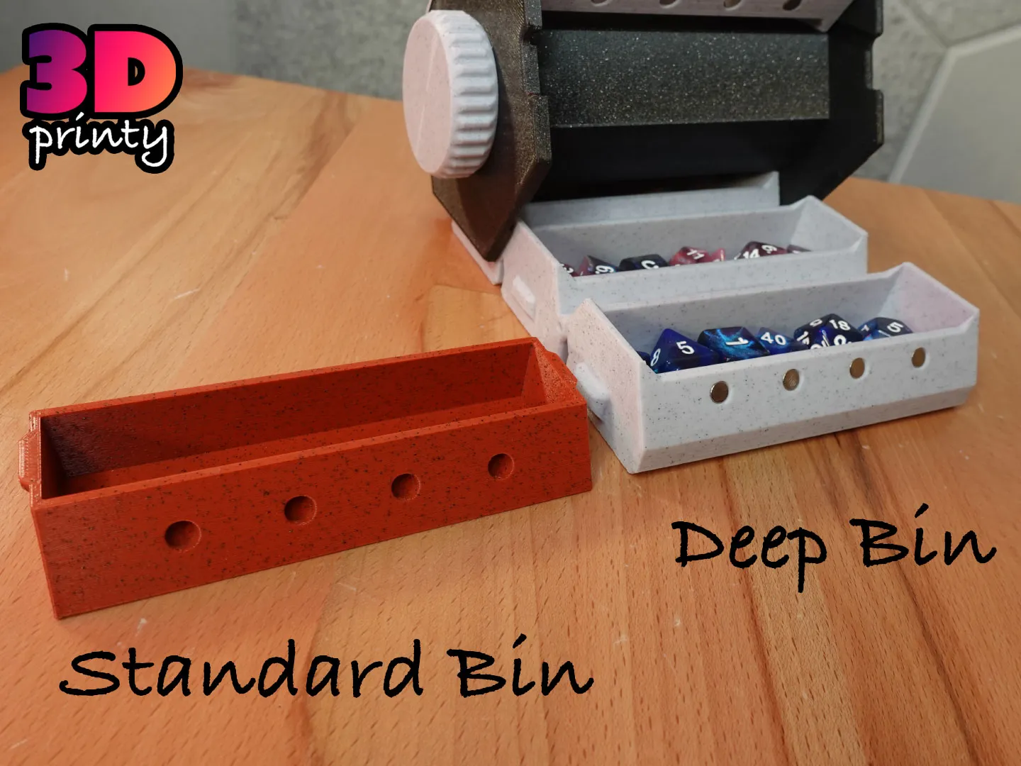 Hộp xúc xắc cuộn tùy chỉnh với sáu khay linh hoạt