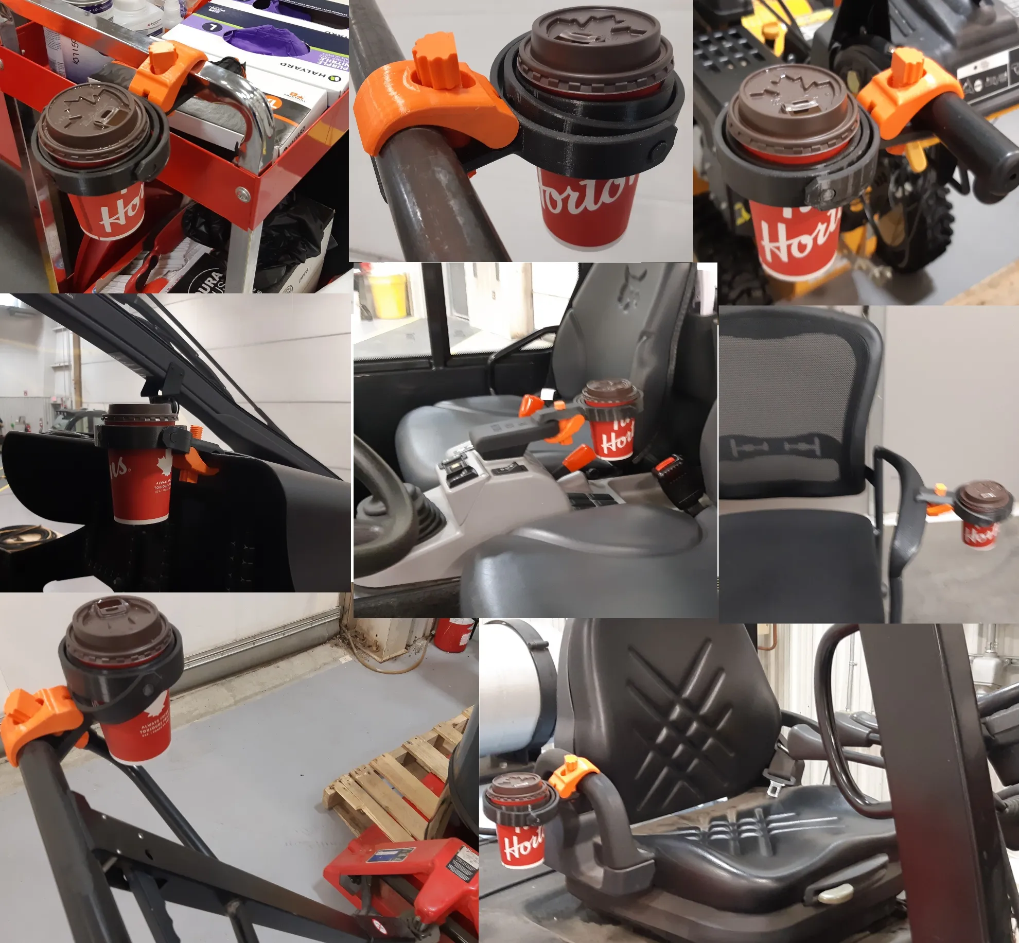 Giá đỡ cốc cà phê du lịch với gimbal điều chỉnh