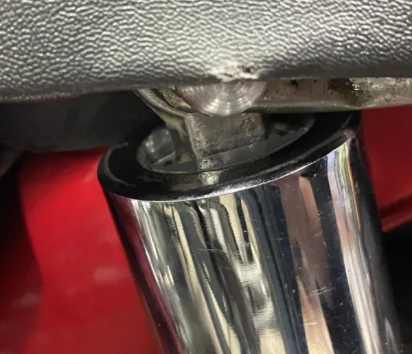 Bộ chuyển đổi vỏ giảm xóc mạ chrome cho Puch m50