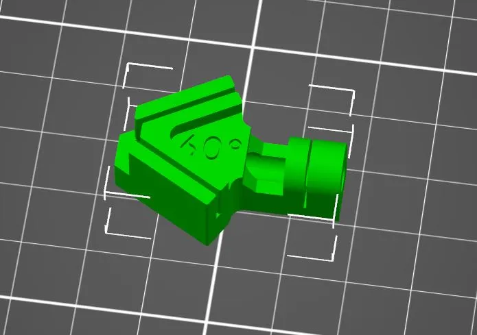 Jig cắt PTFE 60° - MK3S+ cho máy in 3D Triangle Labs Dragon