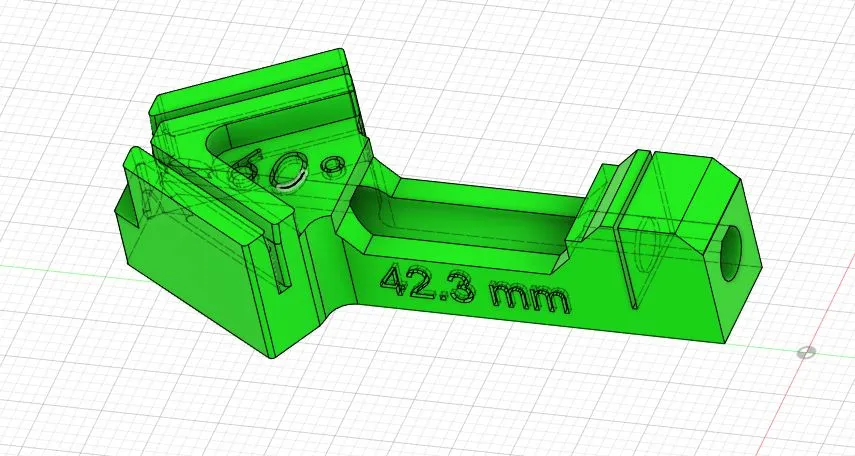 Giá đỡ cắt PTFE 60° cho máy in MK3S+