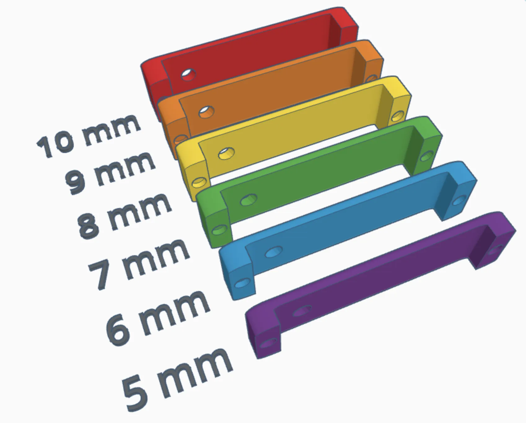 Giá đỡ giảm tiếng cho chùm chìa khóa