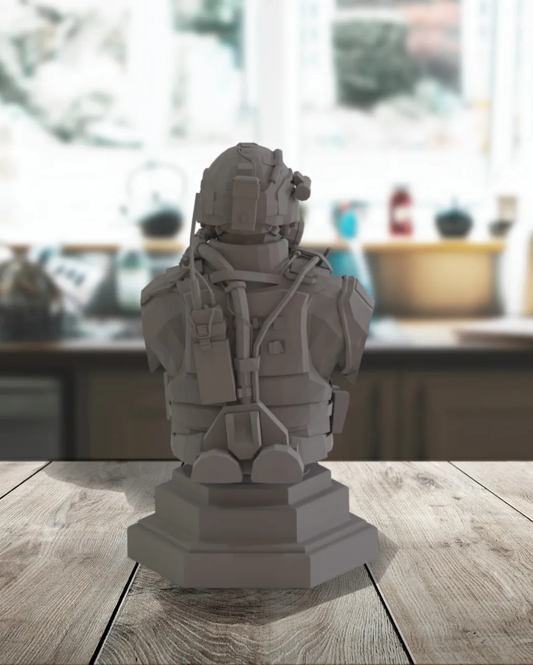 Tượng bán thân phi công anh hùng trong bộ sưu tập tùy chỉnh