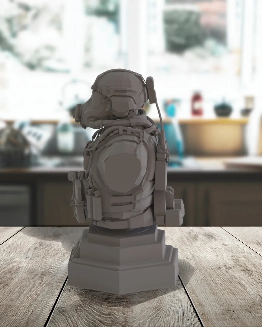 Tượng bán thân phi công anh hùng trong bộ sưu tập tùy chỉnh