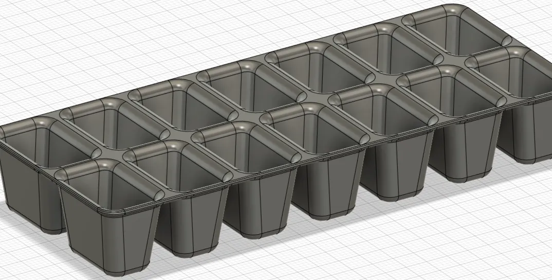 Khay đá hình khối đơn giản không cần hỗ trợ