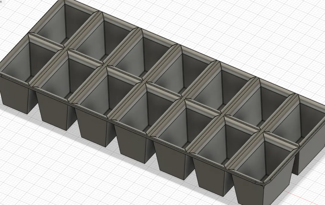 Khay đá thiết kế hiện đại không cần hỗ trợ in