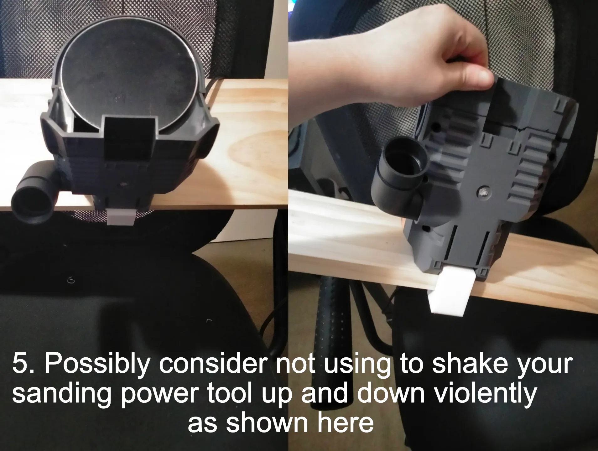 Kẹp bàn M5 với ốc vít và đai ốc 3D