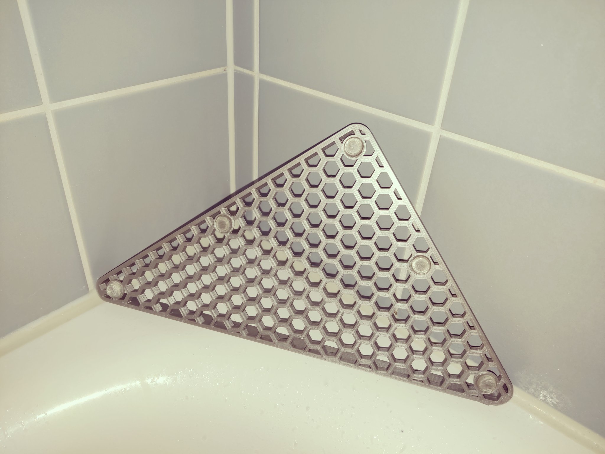 Giá đỡ xà phòng góc bồn tắm chống trượt