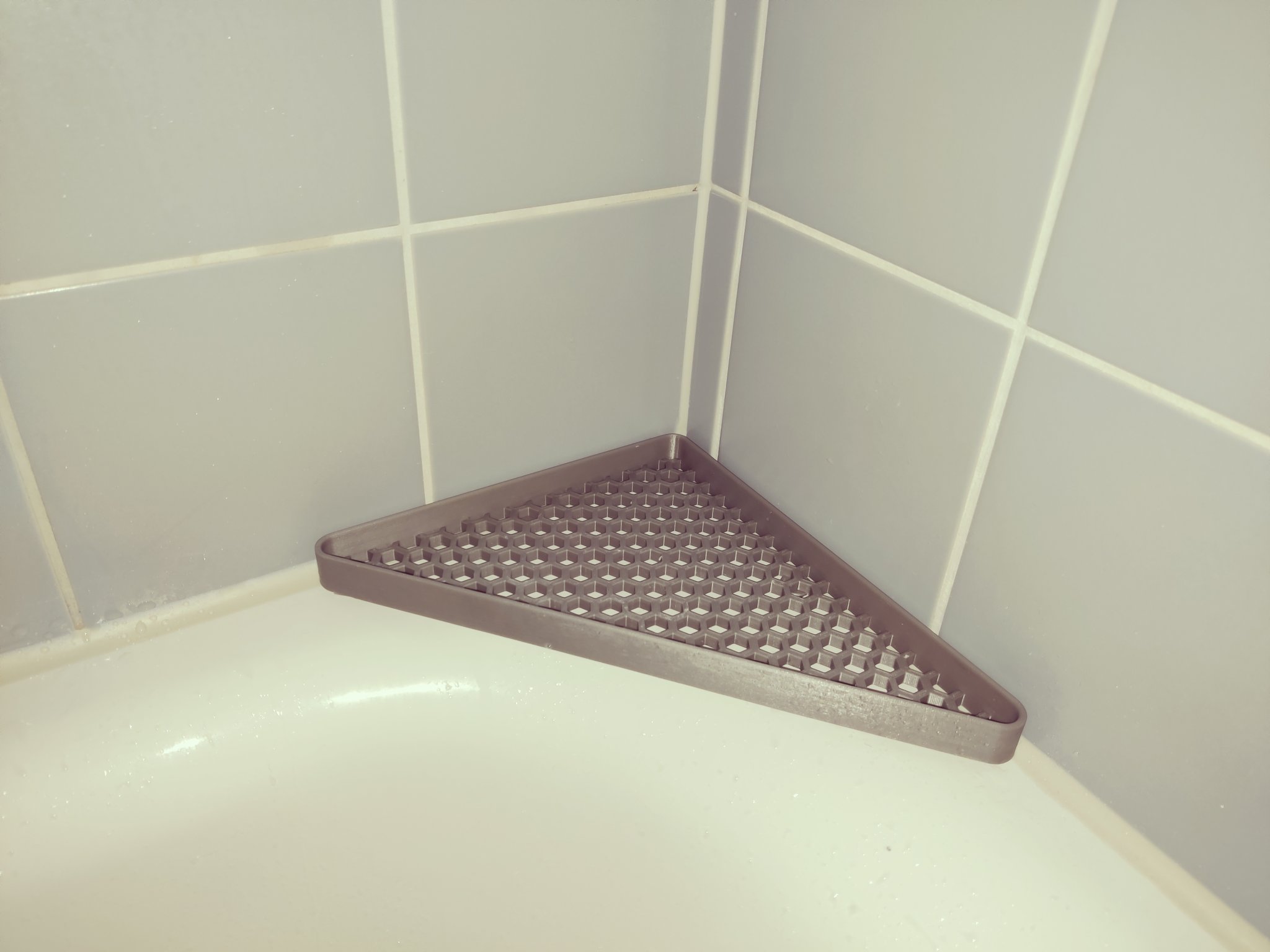 Giá đỡ xà phòng góc bồn tắm chống trượt