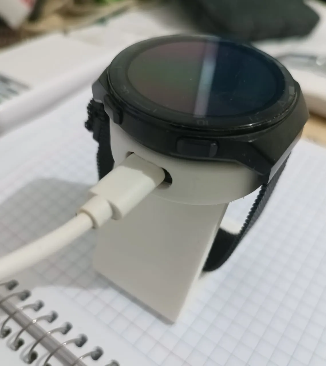 Giá đỡ sạc cho Huawei GT3 in PLA