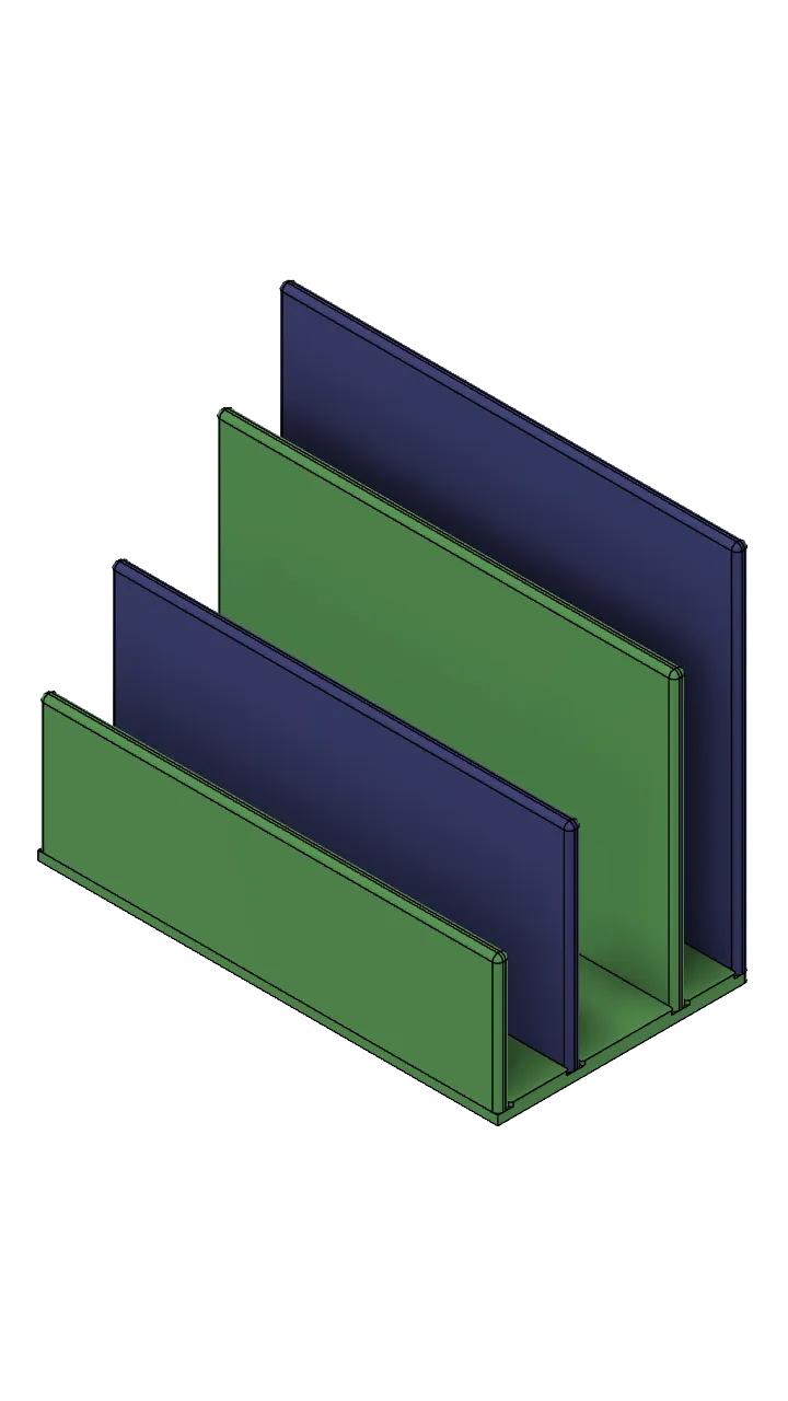 Giá đỡ thư đơn giản cho không gian làm việc tại nhà