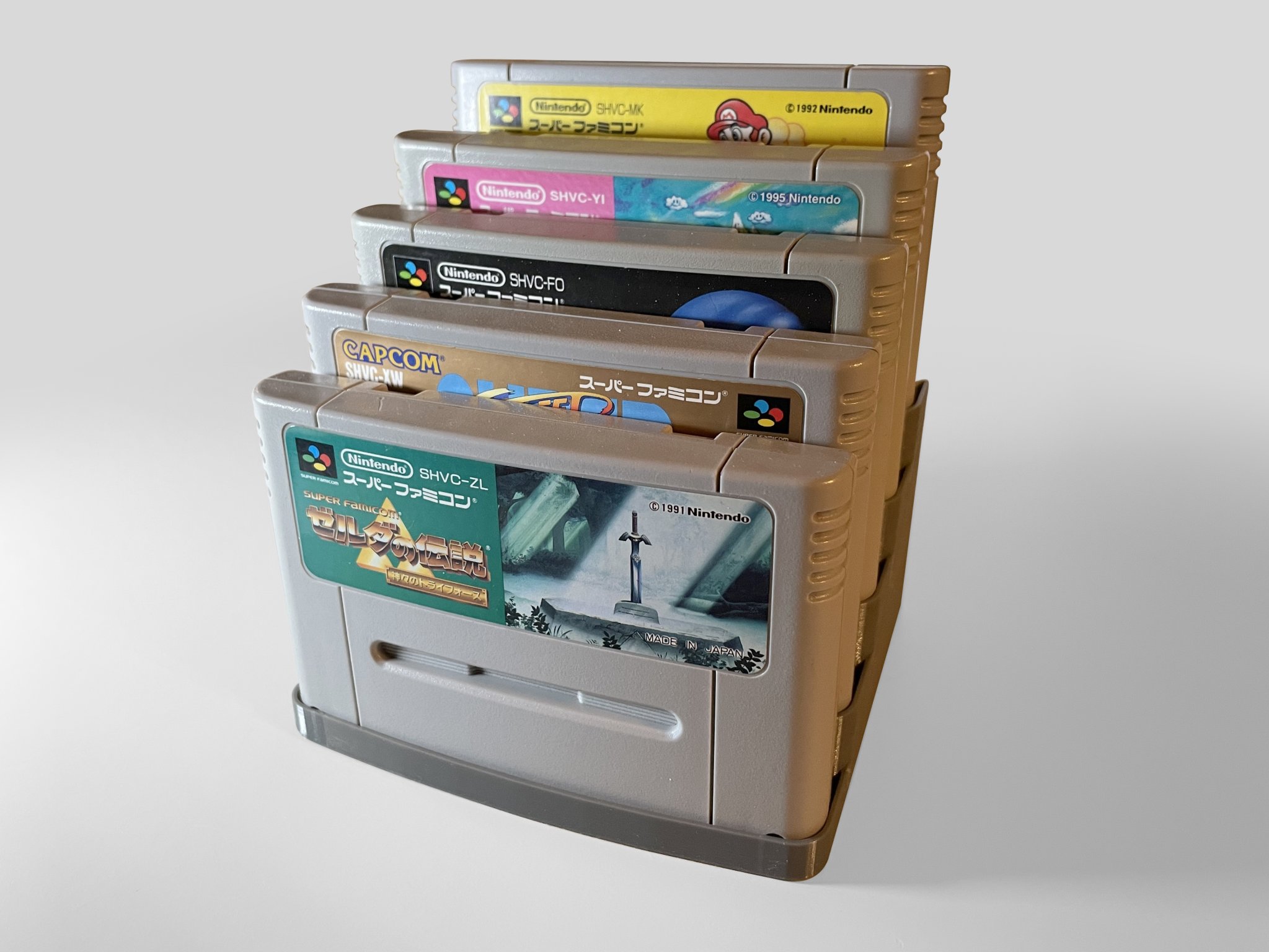 Giá đỡ 5 băng cho PAL Super Nintendo / Super Famicom